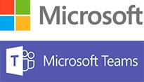 Microsoft and Microsoft Teams logo